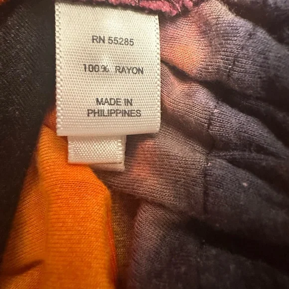 Express Orange Pink Tie-Dye Romper - Picture 7 of 13